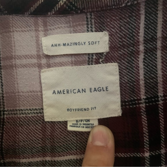 Oversized flannel button up - Picture 3 of 3